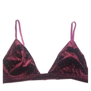 Maroon Bralette